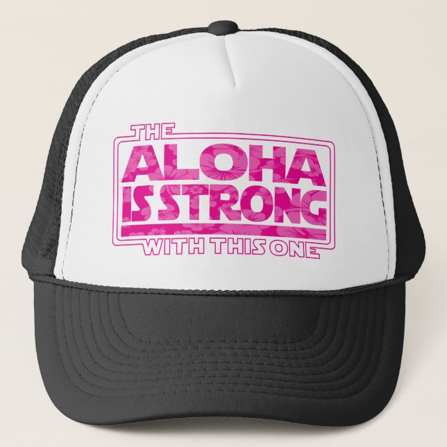 Aloha är stark kraft Hawaii Sci-Fi-inspiration Keps (Framsida)