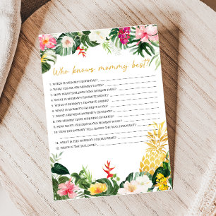 Aloha Baby Pineapple Dusch Vem Vet Mamma Spel