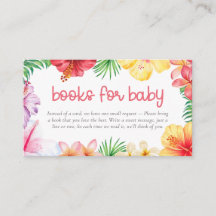 Aloha Baby Shower-böcker för bebis