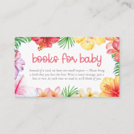 Aloha Baby Shower-böcker för bebis Tilläggskort