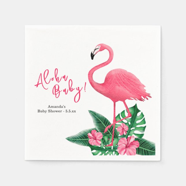 Aloha Babyfirande Pappersservett (Framsidan)