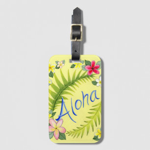 Aloha bagagemärkre - tropisk märkre bagagebricka