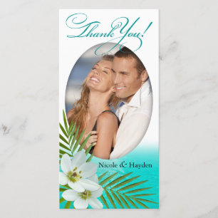Aloha Beach Tropical Flowers Tack Kort
