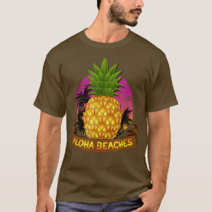 Aloha Beacher Hawaii Pineapple State Älskare Hawai T Shirt