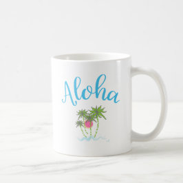 Aloha Beacher Hawaiian Stil, sommar Kaffemugg