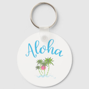 Aloha Beacher Hawaiian Stil, sommar Nyckelring