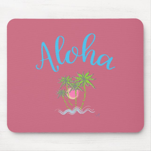 Aloha Beacher Hawaiian Stil Sommar Tropical Musmatta (Framsidan)