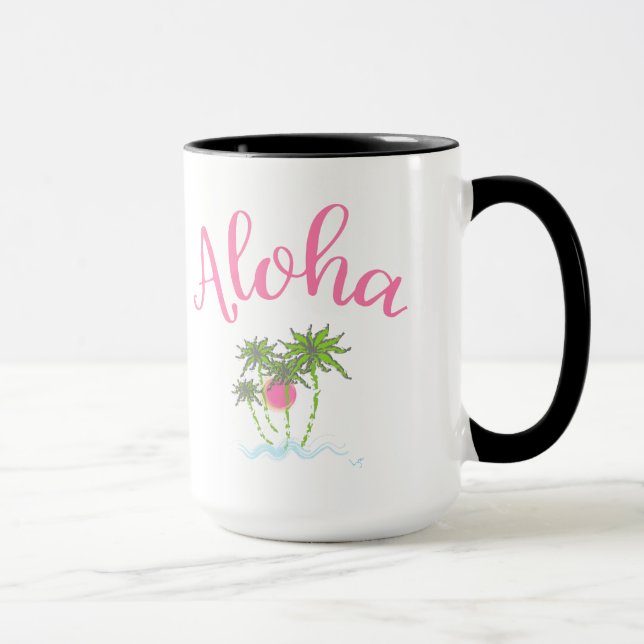 Aloha Beacher Hawaiian Stil Summera Mugg (Höger)