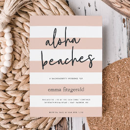 Aloha Beacher | Helg Getaway-inbjudan Inbjudningar