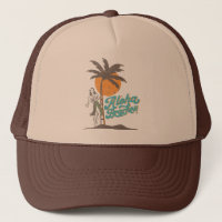 Aloha Beacher Hula Girl Hawaii Hawaiian Retro