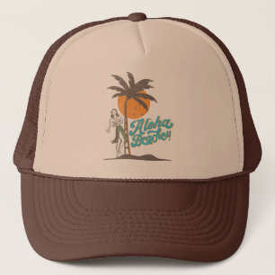 Aloha Beacher Hula Girl Hawaii Hawaiian Retro Keps