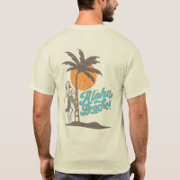 Aloha Beacher Hula Girl Hawaii Hawaiian Retro