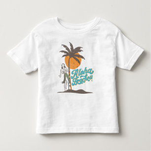 Aloha Beacher Hula Girl Hawaii Hawaiian Retro T Shirt