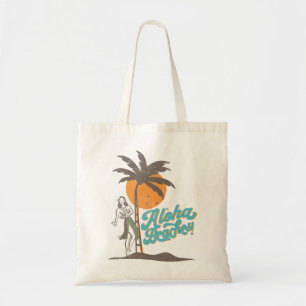 Aloha Beacher Hula Girl Hawaii Hawaiian Retro Tygkasse