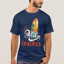 Aloha Beacher Manar Navy Blue T Shirt