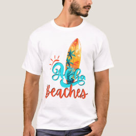 Aloha Beacher Manarna White T Shirt
