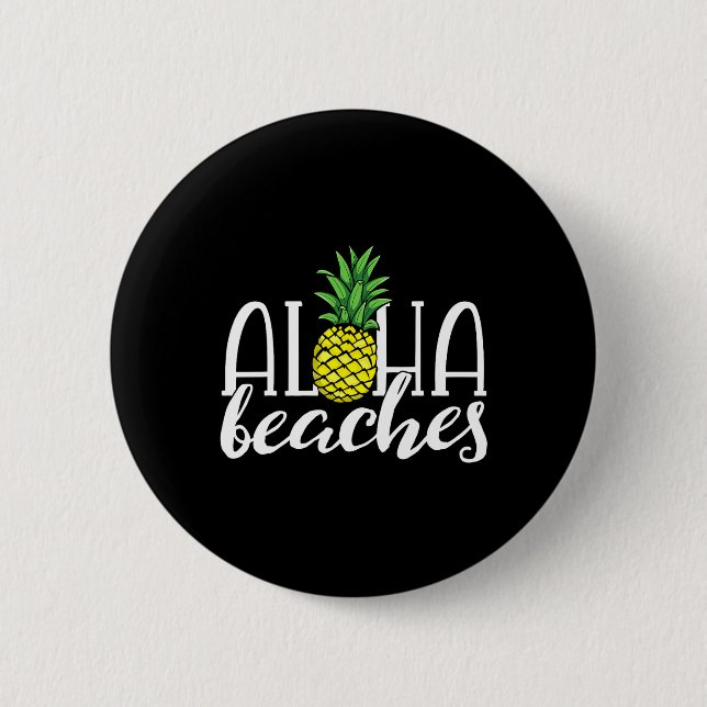 Aloha Beaches Hawaiian Systerfest Pineappl Knapp (Framsida)