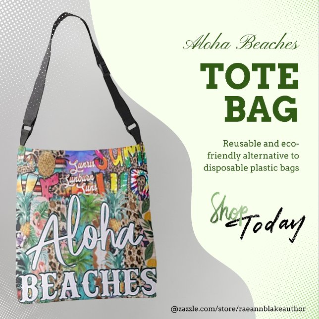 Aloha Beaches Tote Axelväska (Skapare uppladdad)