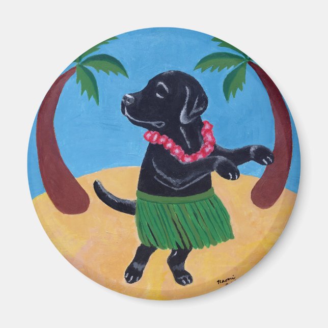 Aloha Black Labour dor Magnet (Framsidan)