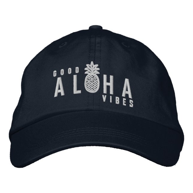 Aloha bra Vibes Broderad Keps (Framsida)