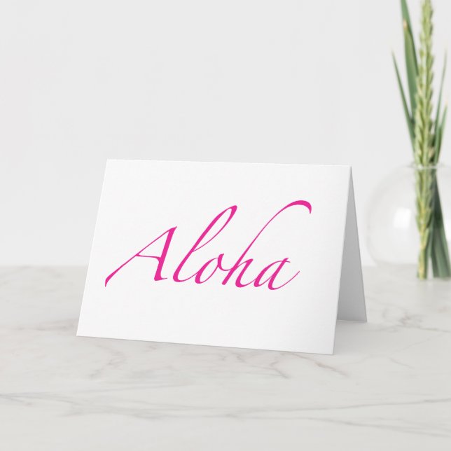 Aloha Cards Kort (Framsida)