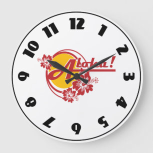 Aloha Clock Stor Klocka