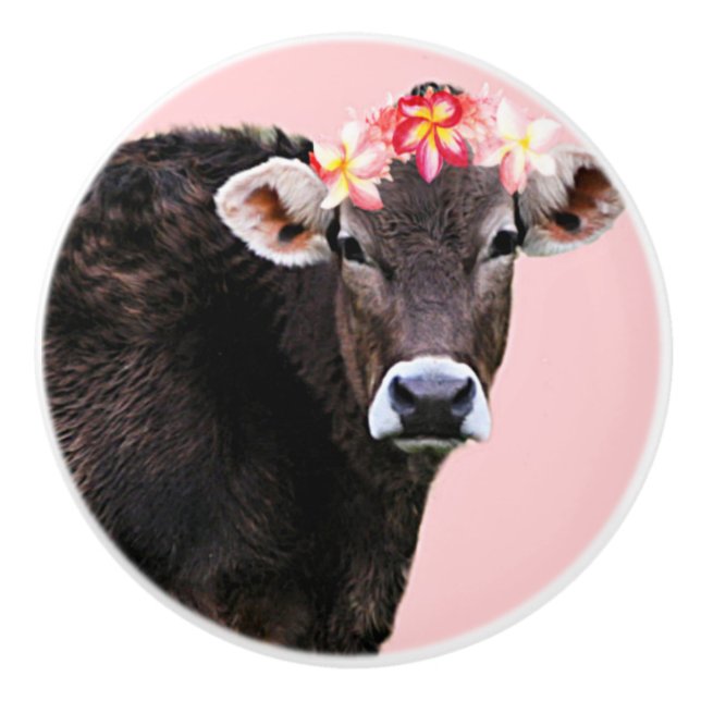 Aloha Cow, Lei, Rosa Roligt Summertime Knopp (Framsidan)