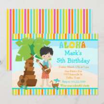 Aloha Cute Black med Födelsedagsfest