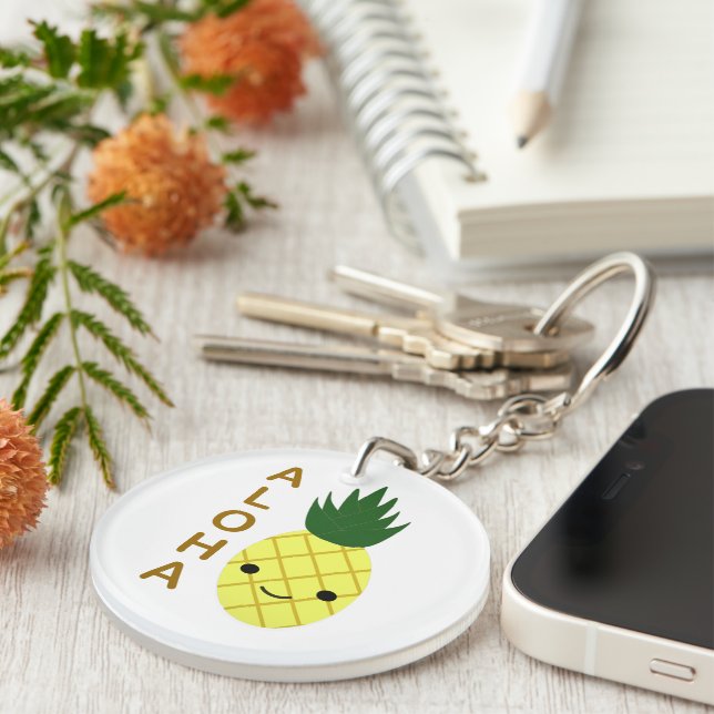 Aloha Cute Kawaii Pineapple (Högra Framsidan)
