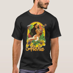 Aloha Dance Hawaii Hawaiian Girl Dancer for Family T Shirt