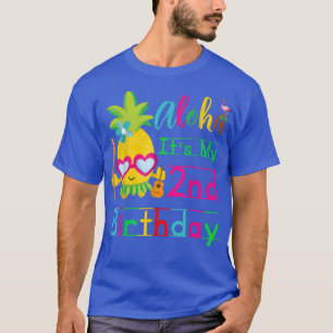 Aloha Det är min andra födelsedag Hawaii Flicka 2 T Shirt
