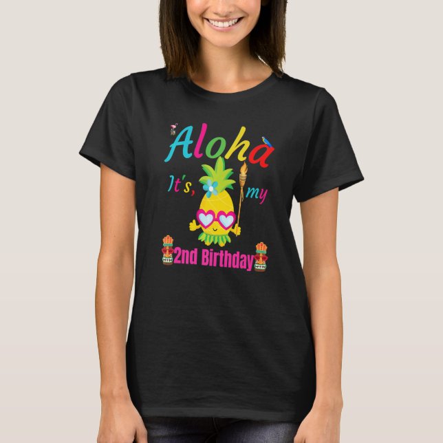 Aloha Det är min andra födelsedag, Hawaii Second G T Shirt (Framsida)