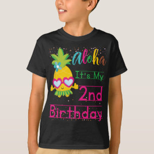 Aloha Det är min andra födelsedagssaftfrukt T Shirt