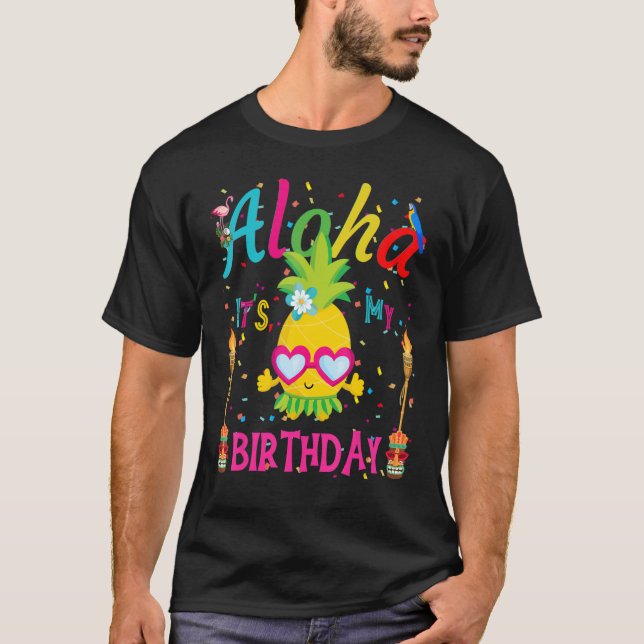 Aloha Det är min födelsedag, Hawaii Girl Women's P T Shirt (Framsida)