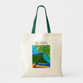 ALOHA Diamond Head Tote Bag Tygkasse