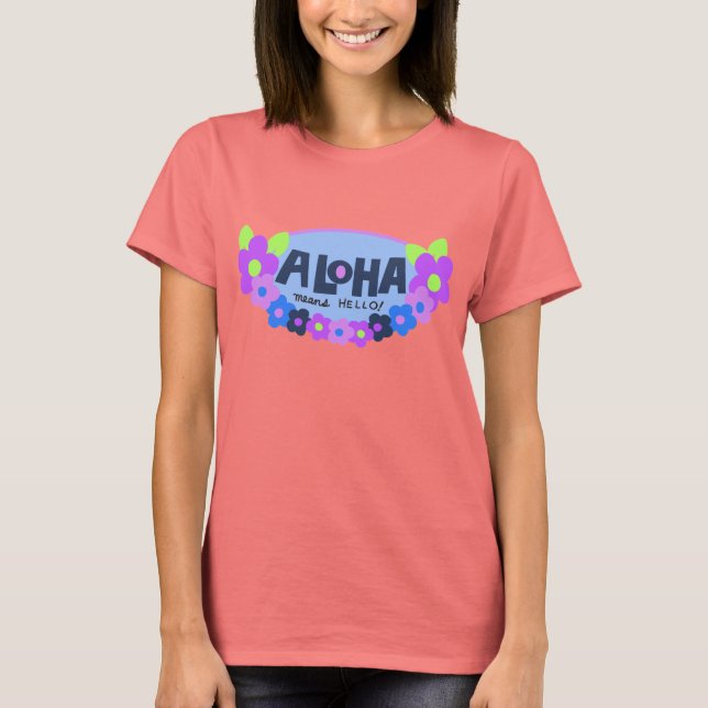 Aloha Elak Hej Hawaiian The Dye T Shirt (Framsida)