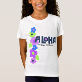Aloha Elaks Hej Hawaii Blommigt Tee