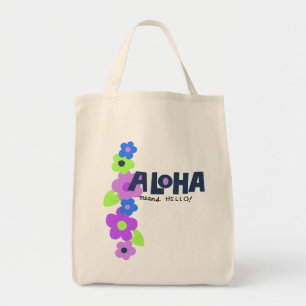 Aloha Elaks Hej Hawaii Blommigt Tygkasse