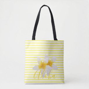 Aloha   eleganta tropiska blomma- & gultrandar tygkasse