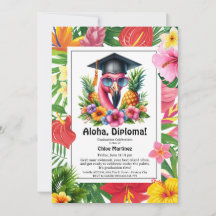 Aloha-examen! Tropisk examensfest vid poolen