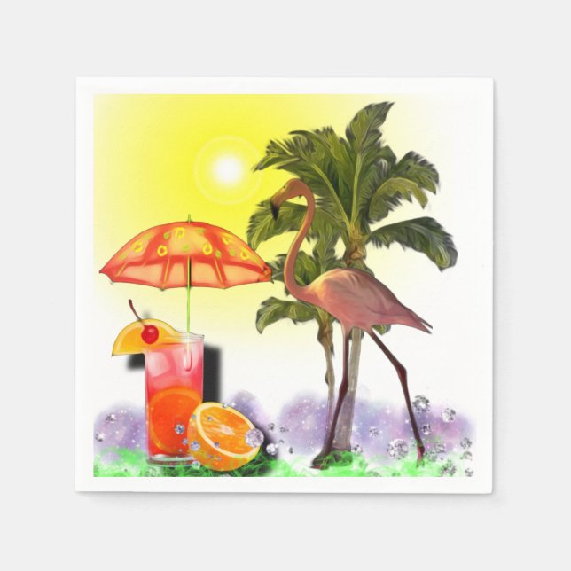 Aloha-fest  pappersservett (Framsidan)