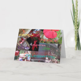 Aloha Firande Joy Family Kärlek Peace Skratt Helgkort