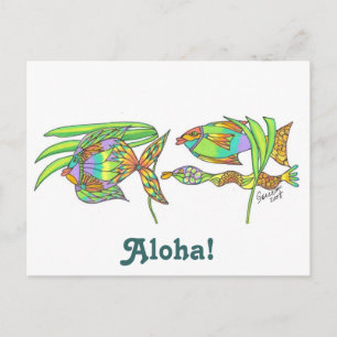 Aloha Fish Vykort