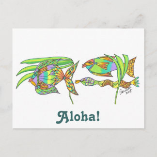 Aloha Fish Vykort