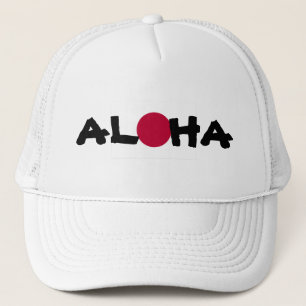 Aloha flagga för Hawaii japansk resningsol Truckerkeps