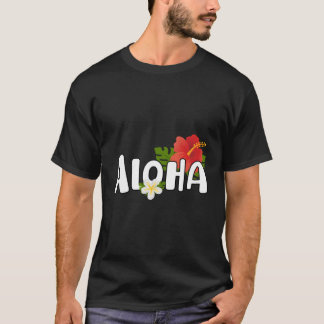 Aloha Flower Hawaiian Print Aloha Hawaii T Shirt