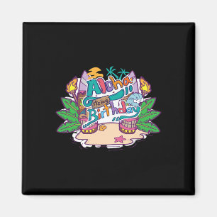 Aloha födelsedag Hawaii hawaiianskt semester Magnet