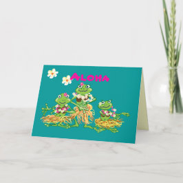 Aloha - födelsedagskort kort