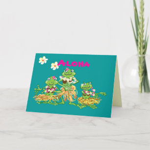 Aloha - födelsedagskort kort