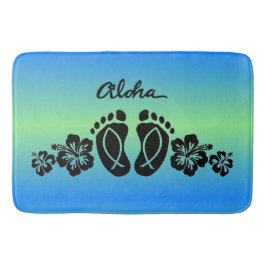 Aloha Fotavtryck Badrumsmatt Badrumsmatta